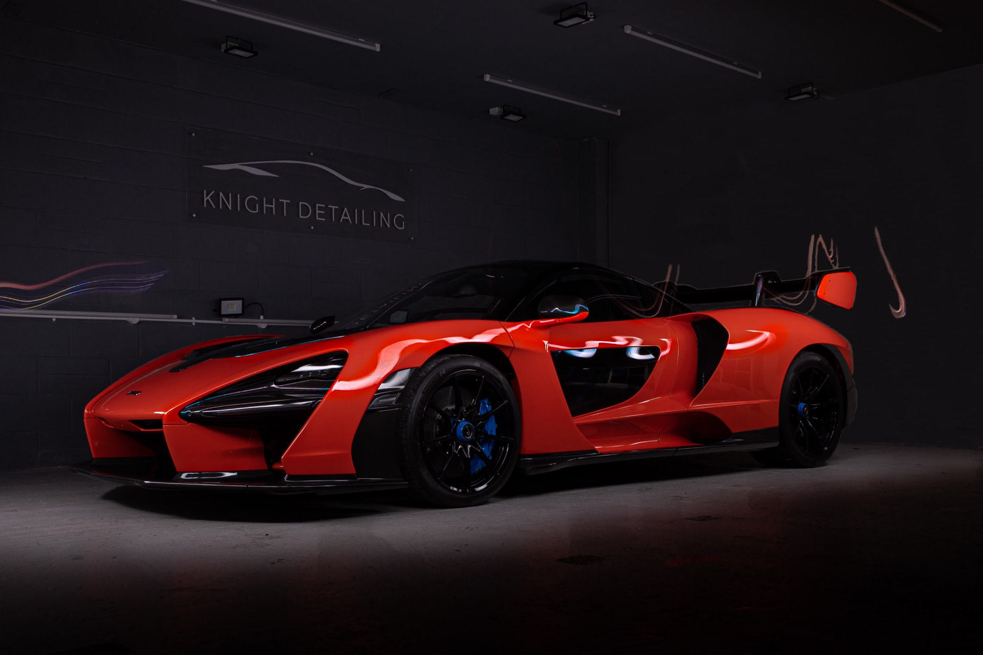 McLaren Senna detailed by Knight Detailing in the Cullompton studio