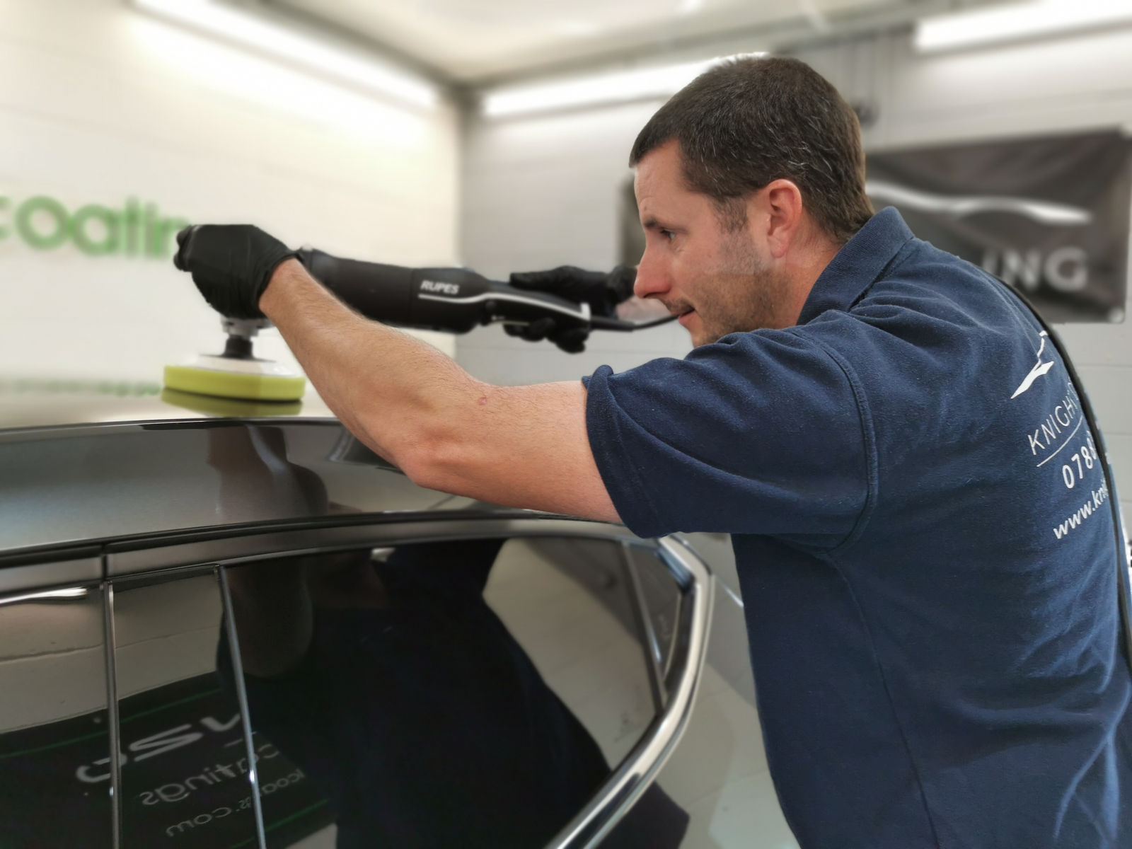 David Knight, owner of Knight Detailing