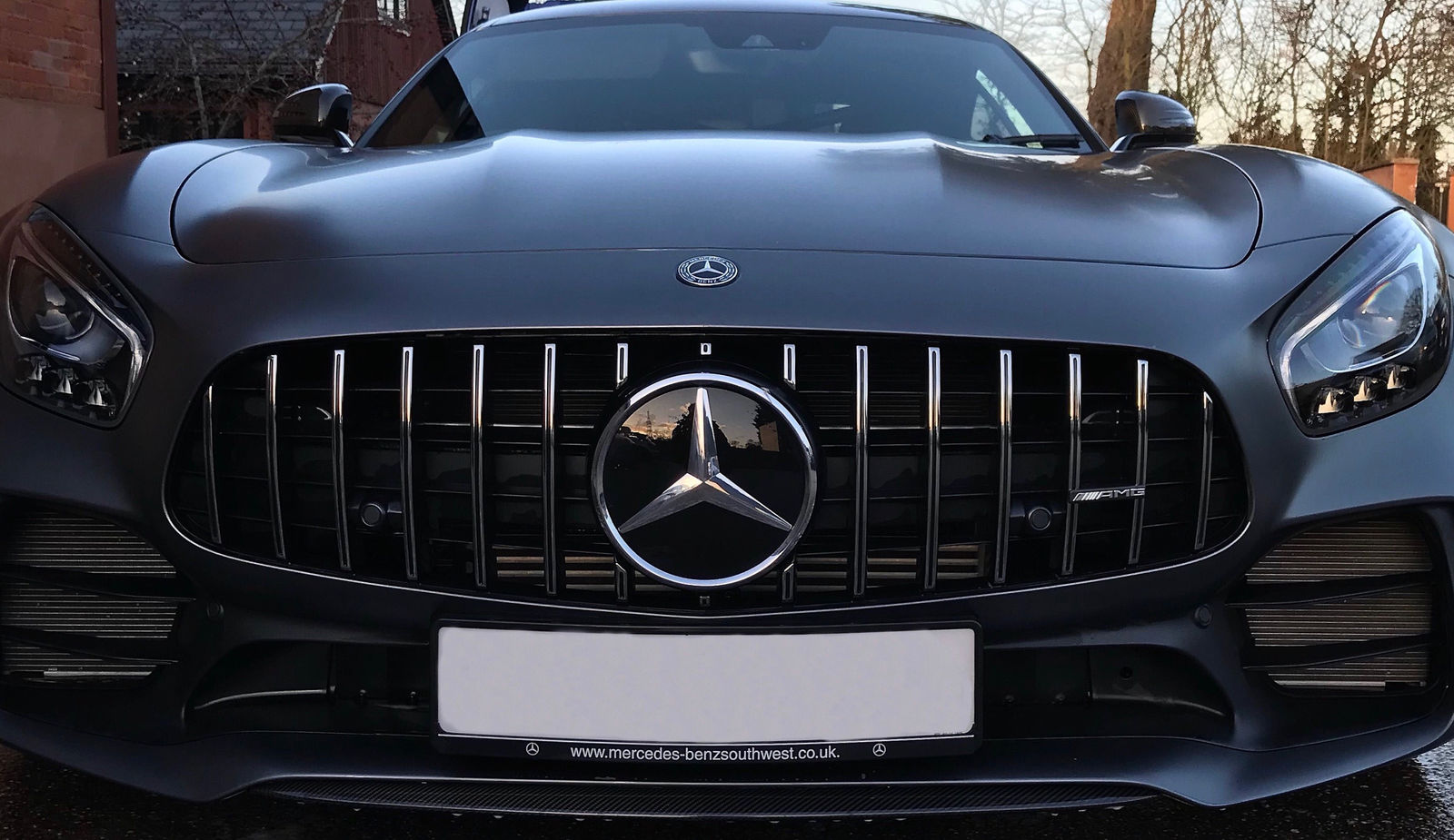 Detailed car paintwork